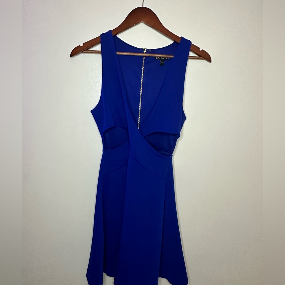 Elegant Royal Blue Express Dress sz 4